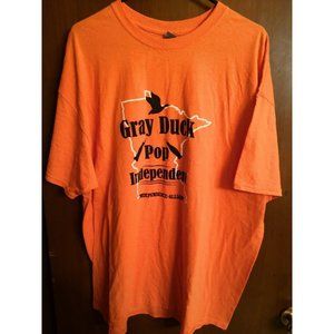 Minnesota Independence-Alliance Political Party Gray Duck orange T-shirt 2XL